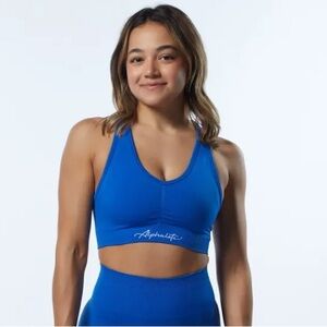 Alphalete | Amplify Sports Bra Rapids Blue Size L